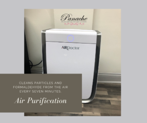 air filtration panache salon
